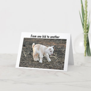 CARTE D'UN ENFANT À UN AUTRE JOLI ANNIVERSAIRE