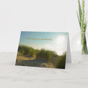 Carte Dunes de sable avec soleil - Avec profonde sympath