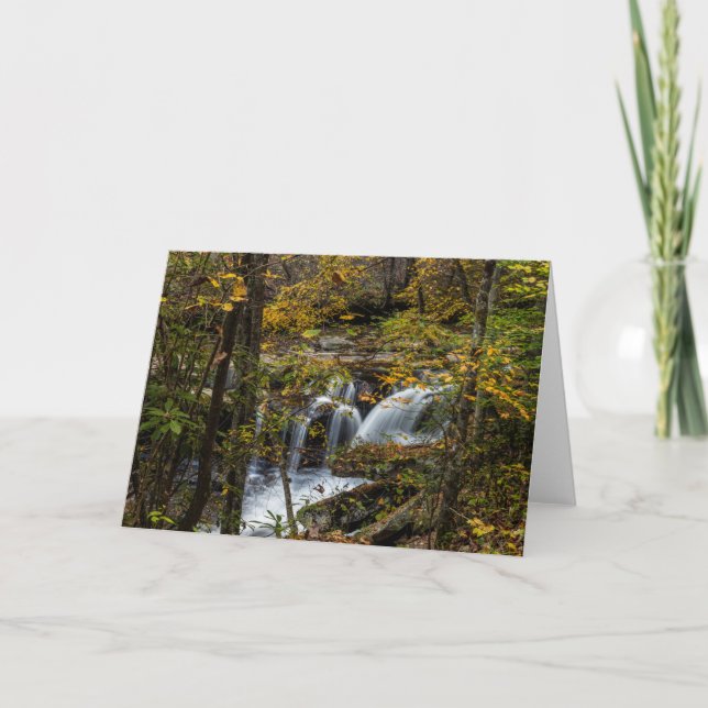 Carte Dunloup Creek Falls | Virginie-Occidentale (Devant)