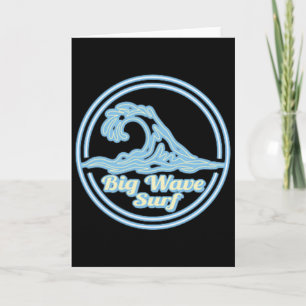 Carte Dunnet Y Big Wave Surf Club, Graphisme de surf