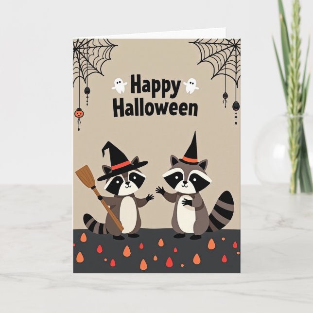 Carte Duo Joyeux Halloween (Devant)
