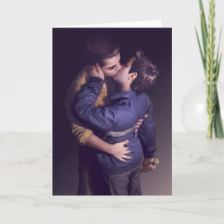 Carte Dur - juste le baiser (carte vierge)