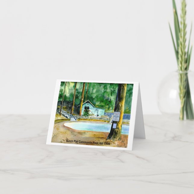 Carte Dutch Flat Community Pool, fest 1936 (Devant)