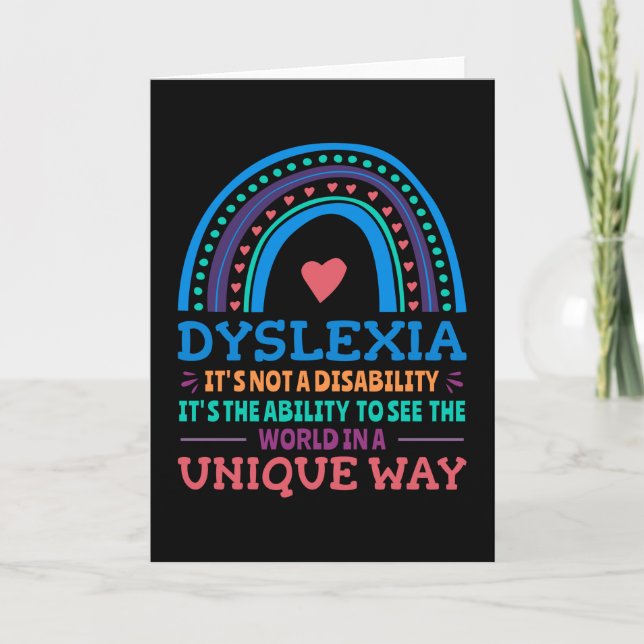 Carte Dyslexia (Devant)