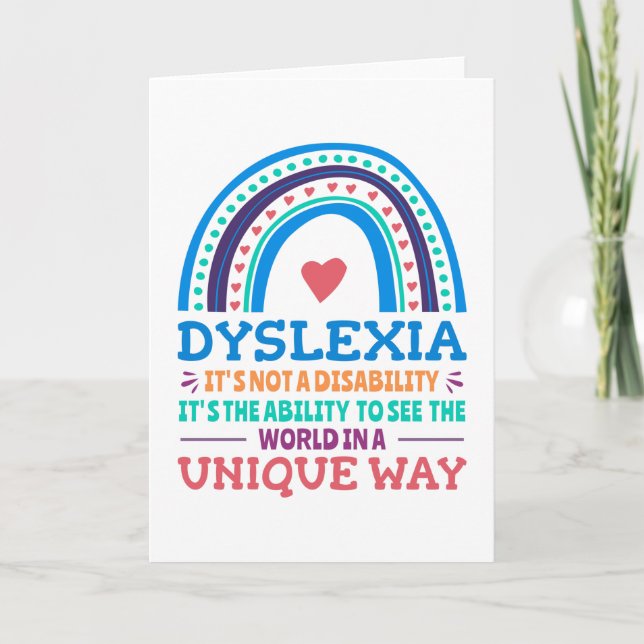 Carte Dyslexia (Devant)