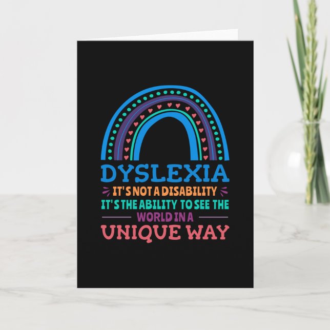 Carte Dyslexia (Devant)