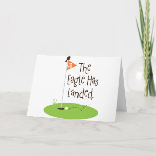 Carte Eagle a débarqué, scène de golf