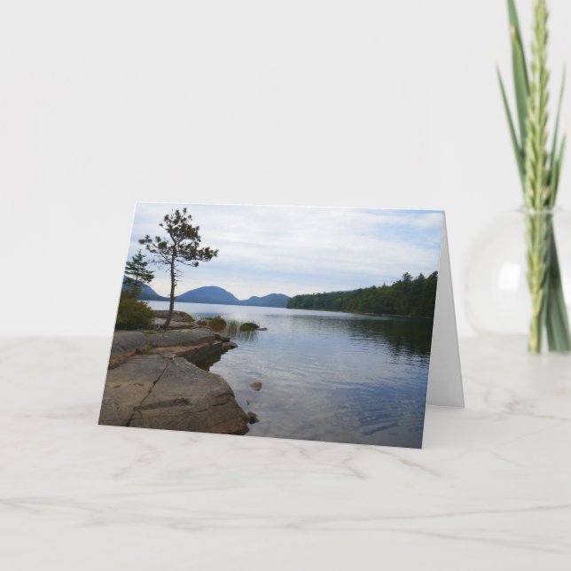 Carte Eagle Lake et Red Maple Feuilles II (Devant)
