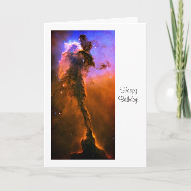 Carte Eagle Nebula, M16 - Joyeux anniversaire (Devant)