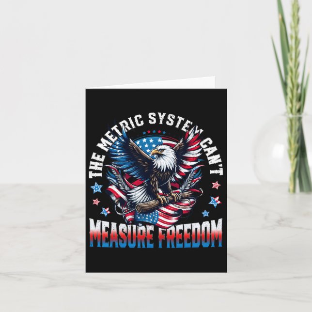 Carte Eagle Usa Drapeau Le système métrique ne peut pas  (Devant)