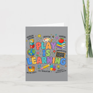Carte Early Ed Play est un enseignant d'apprentissage pr