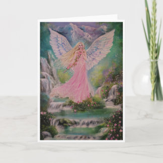 Carte Earth angel greeting card