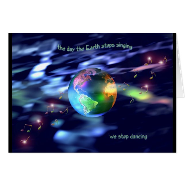 Carte Earth Dance (Devant horizontal)
