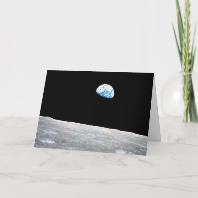Carte Earthrise - la perspective lunaire (Devant)