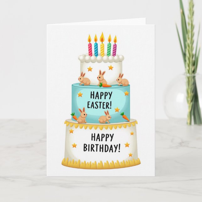 Carte Easter Birthday Celebration Card (Devant)