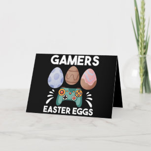 Carte Easter Bunny Gamer Gaming Boy Love Easter Eggs