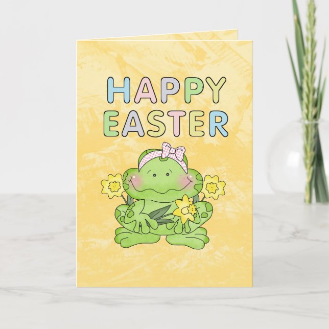 Carte Easter Frog (Devant)