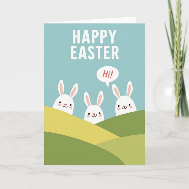 Carte Easter Hills Greeting Card (Devant)