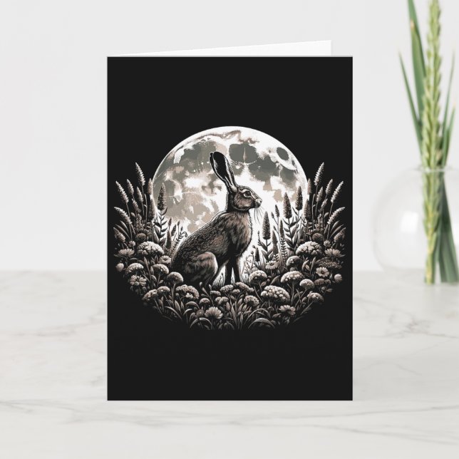 Carte Easter Ostara Eostre Pagan Witchcraft Spring Moon  (Devant)