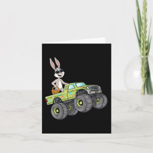 Carte Easter Rabbit équitation Monster Camion Fun Boys G