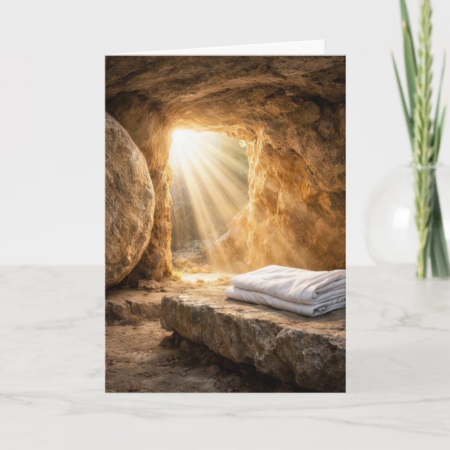 Carte Easter Resurrection Morning Empty Tomb (Devant)