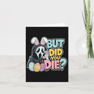 Carte Easter Skeleton Bunny, Mais Avez-Vous Déchiré Drôl
