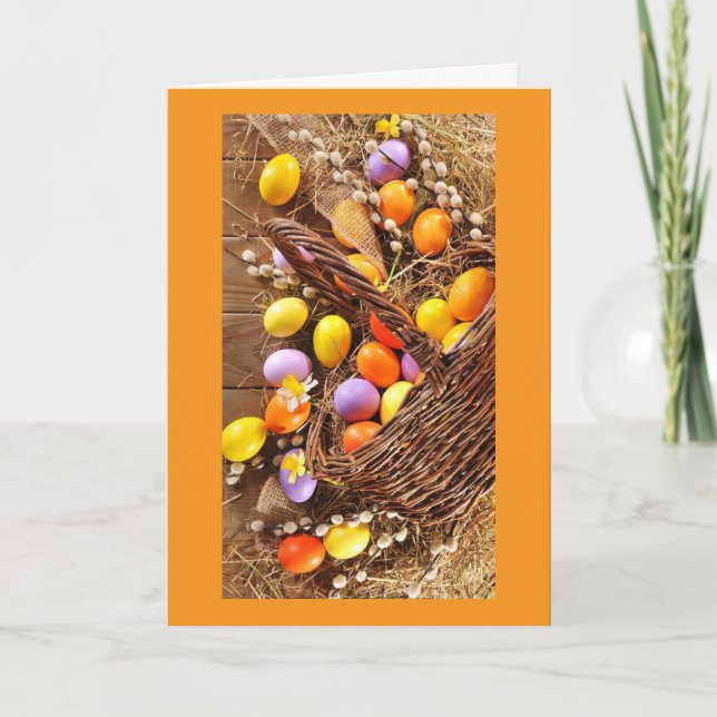 CARTE *EASTER* SOUHAITE POUR **MON MEILLEUR AMI** (Devant)