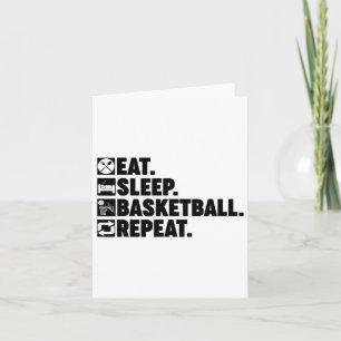 Carte Eat Sleep Sketll Répéter Hommes Femmes Sketll Play