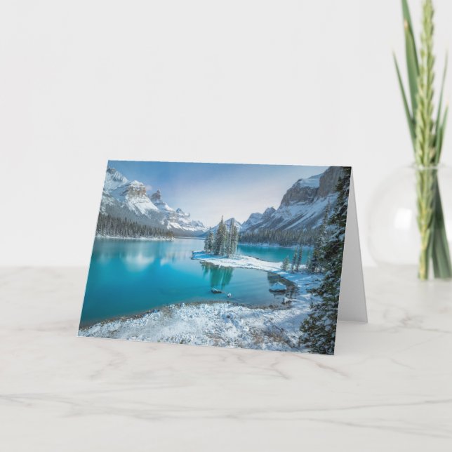 Carte Eau | Parc national Winter Jasper, Canada (Devant)