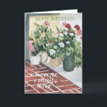 CARTE EAU PEINTE À LA MAIN AMI SPÉCIAL ANNIVERSAIRE<br><div class="desc">COULEUR D'EAU ORIGINALE PEINTE À LA MAIN PAR JILL MEYER.
CARTE D'ANNIVERSAIRE FLORALE SPÉCIALE AMIE CHARMANTE et un appel doux et féminin peuvent être personnalisés.</div>