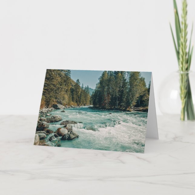 Carte Eau | Rivière Kucherla, Altaï (Devant)