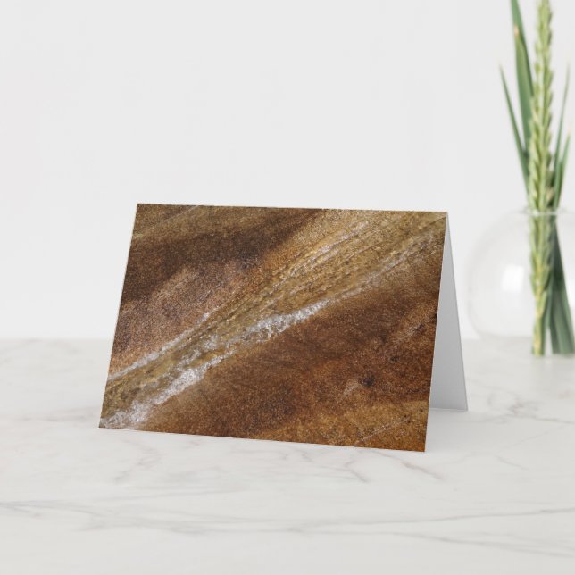 Carte Eau sur Granite à Franconia Notch Flume (Devant)