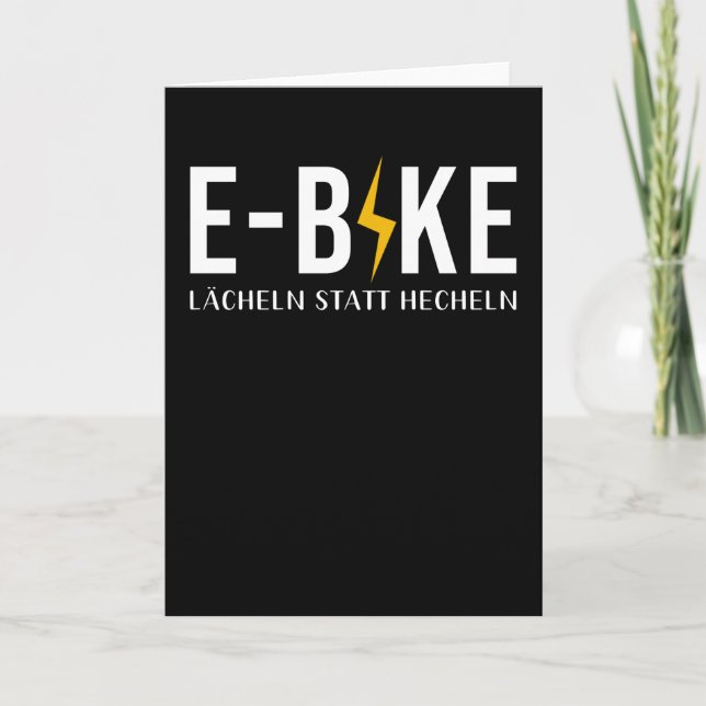 Carte EBike dire (Devant)
