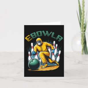 Carte Ebowla Drôle Bowling Joueur Ebowla Bowler Bowler