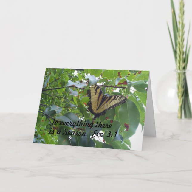 Carte Ecclesiastes 3:1 À tout ce qu'il ya une saison (Devant)