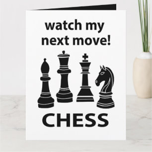 Carte Échecs Regarde Mon Prochain Coup Échecs