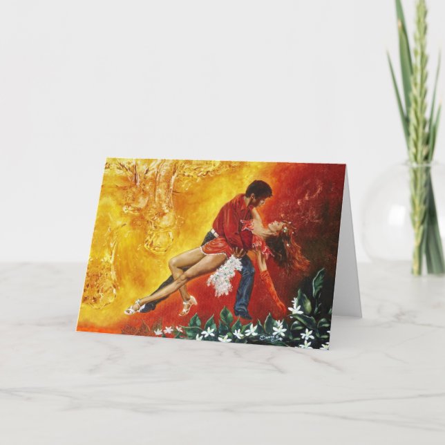 Carte Éclaboussure orange (Devant)