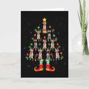 Carte Éclairage des Fêtes de Noël Brittany Spaniel Chien