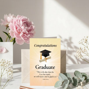 Carte Éclatement en or de remise de diplôme religieux av