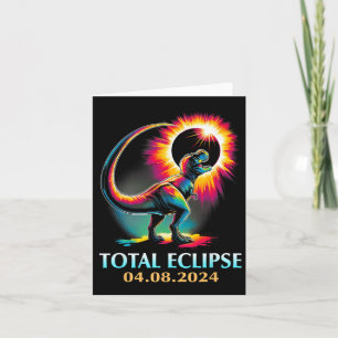 Carte Eclipse 2024 Total Solaire Eclipse T Rex Dinosaur