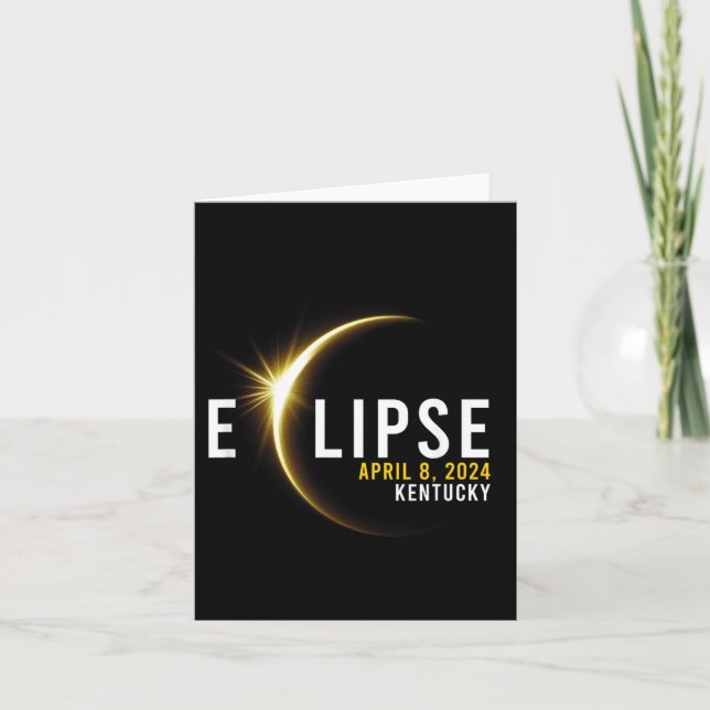 Carte Éclipse solaire totale 04 08 24 Totalité 2024 (Devant)