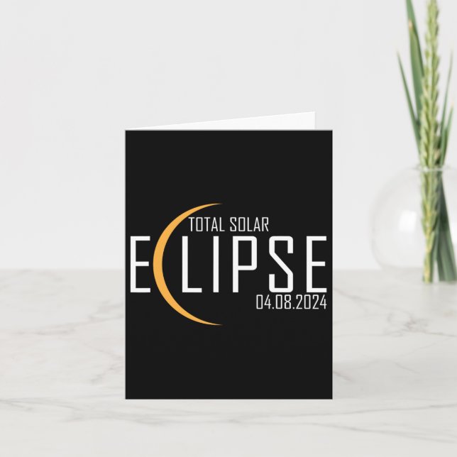 Carte Éclipse solaire totale 2024 4 (Devant)