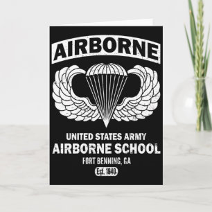 Carte École aéroportée Fort Benning Est 1940 Paratrooper