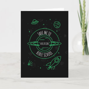 Carte École biblique de vacances Vbs 2019 vers Mars et a