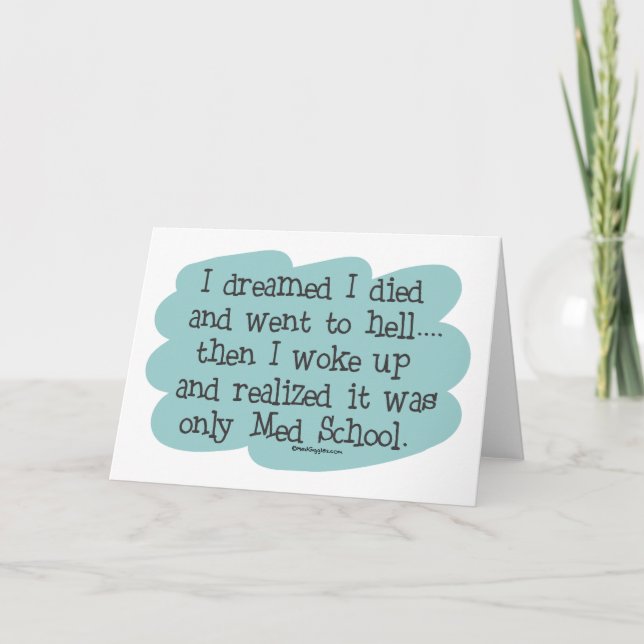 Carte École de médecine ou Enfer ? (Devant)