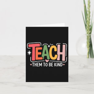 Carte École d'un professeur mignon