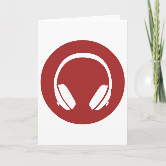 Carte Écouteurs de musique (Devant)