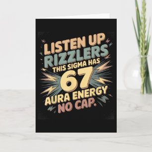 Carte Écoutez bien les Rizzlers, ce Sigma a 67 Énergie A