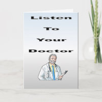 Écoutez votre médecin