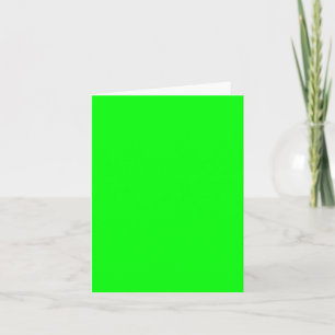 Carte écran vert néon, accueil cool solide lumineux